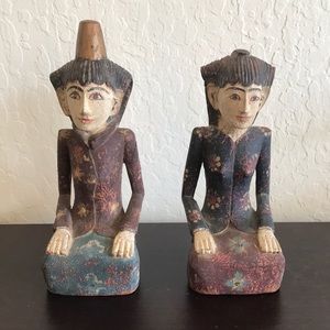 Balanese God and Goddess Sculptures